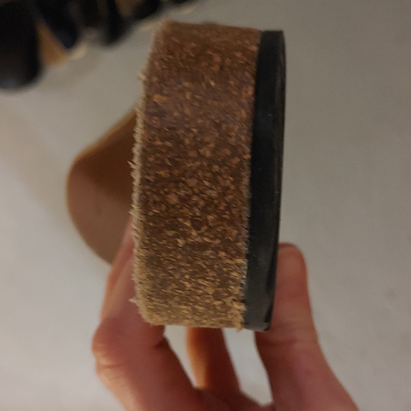 EUC Loeffler Randall Leather and Pony Hair Slides Sandals, made in Brazil size 6 - Picture 7 of 8